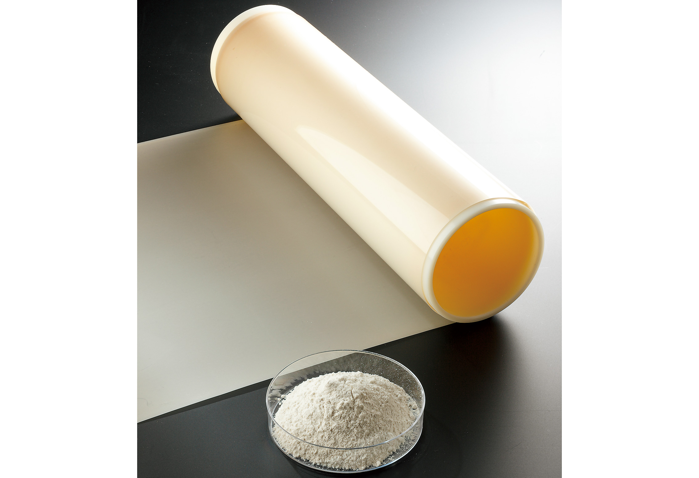 Gas barrier film using Kunipia(powder)